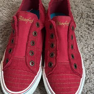 Blowfish Red Slip-On Sneakers